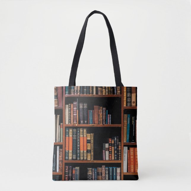 Bolsa De Tote De Todo-Sobre-Impresión De Libros De (Anverso)