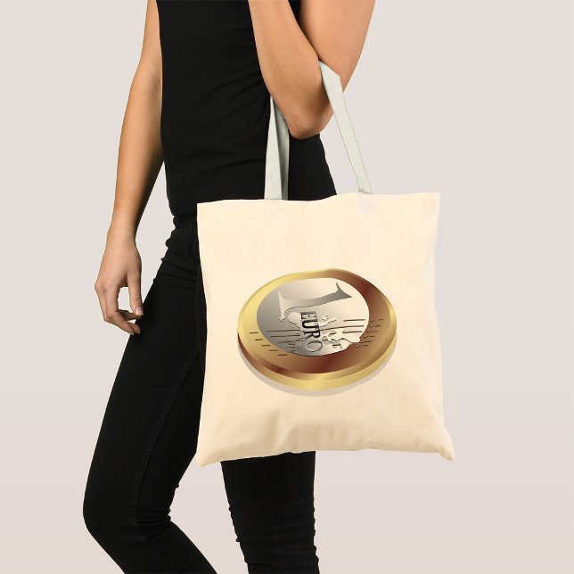 Bolsa de Tote de una moneda de euro (Subido por el creador)