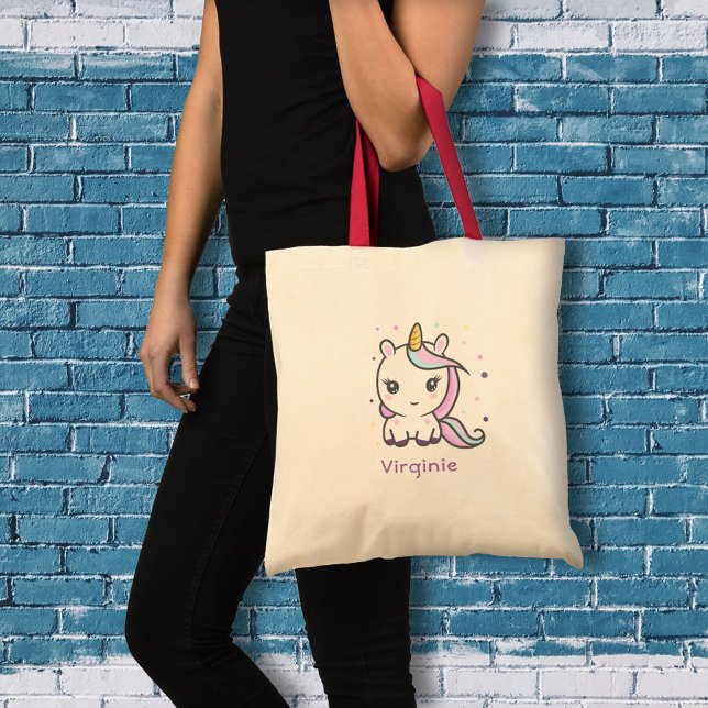 Bolsa De Tote De Unicorn (Cute Unicorn Tote Bag)