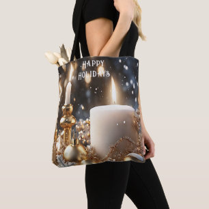 Bolsa de tote de velas de vacaciones