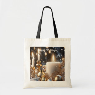 Bolsa de tote de velas de vacaciones