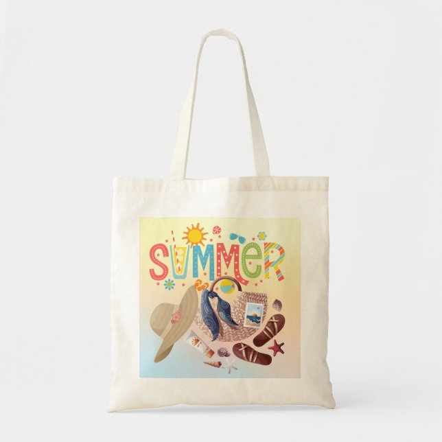 Bolsa de tote de verano (Frente)