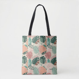 Bolsa de Tote de verano del Boho Monstera personal