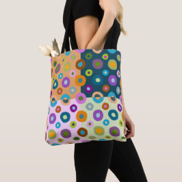 Bolsa de tote de yoga Multicolorido funky boho div