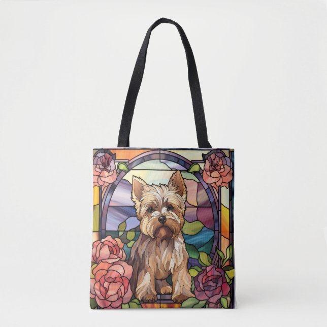 Bolsa de tote de Yorkshire Terrier (Anverso)