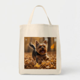 Bolsa de Tote de Yorkshire Terrier Elegant Grocery
