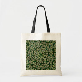Bolsa De Tote Decorativa De Oro Verde