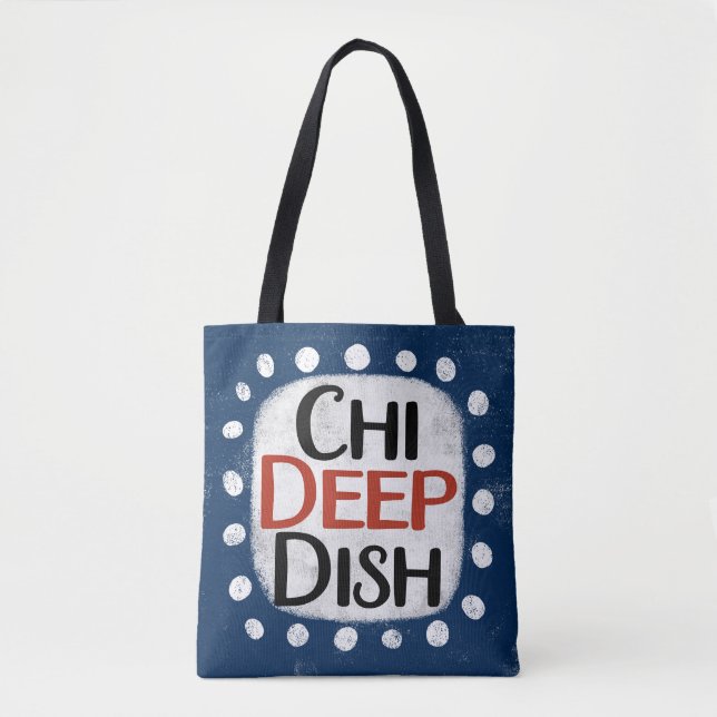 Bolsa De Tote Deep Dish De Chicago (Anverso)