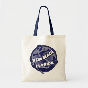 Bolsa de tote del ancla de Vero Beach Florida