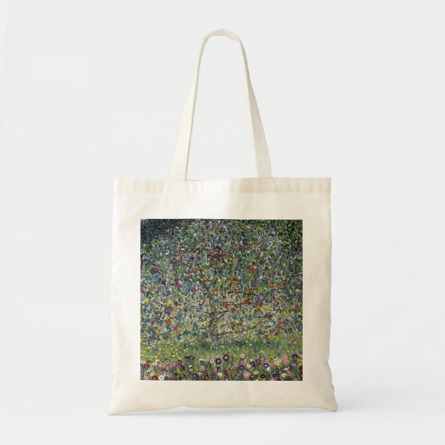 Bolsa de Tote del árbol de Apple Gustav Klimt (Frente)