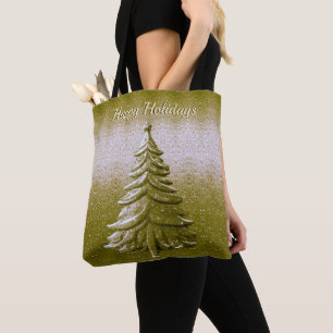 Bolsa de Tote del árbol de Navidad de vacaciones d