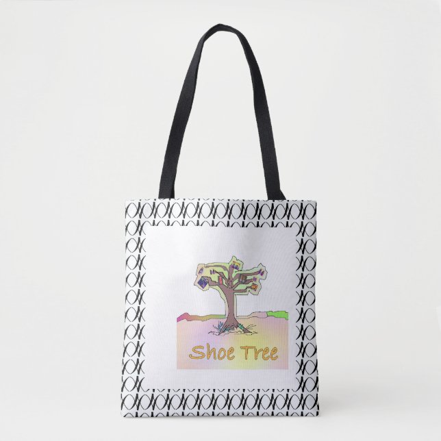 Bolsa De Tote Del Árbol De Zapatos (Anverso)
