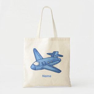 Bolsa de Tote del avión azul claro