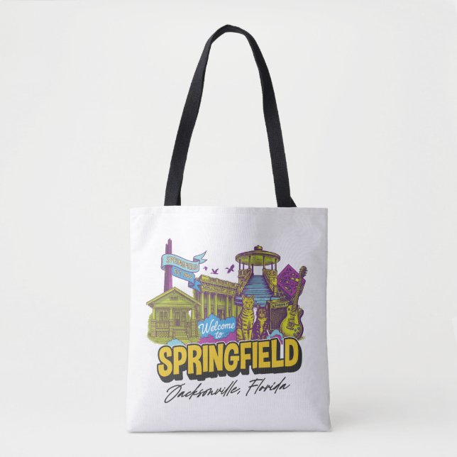 Bolsa de Tote del Barrio de Springfield (Anverso)