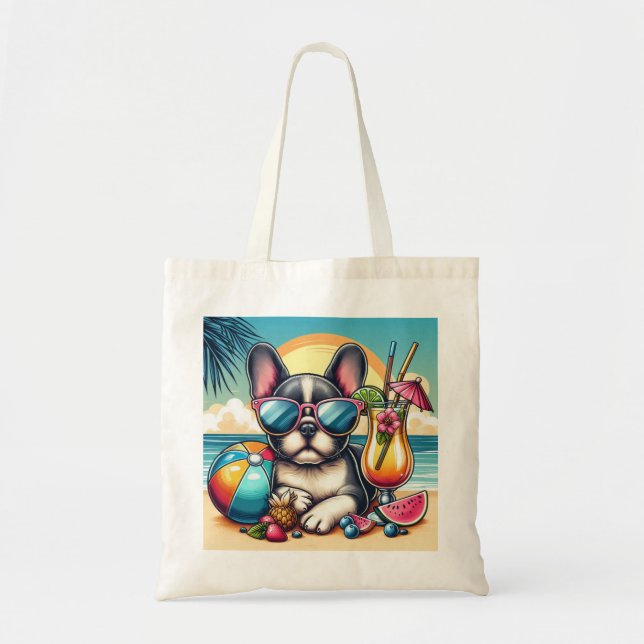 Bolsa de Tote del Bulldog francés (Frente)