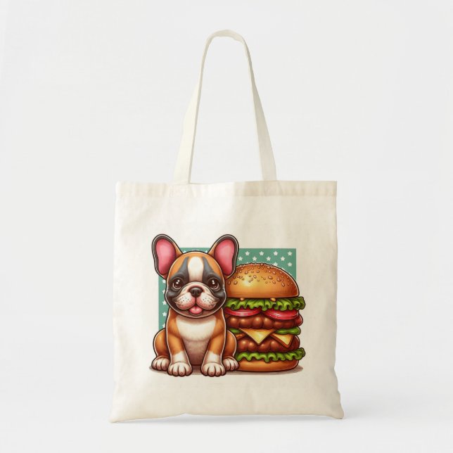 Bolsa de Tote del Bulldog francés (Frente)