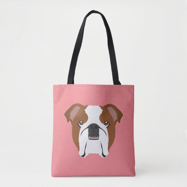 Bolsa de tote del Bulldog inglés (Anverso)