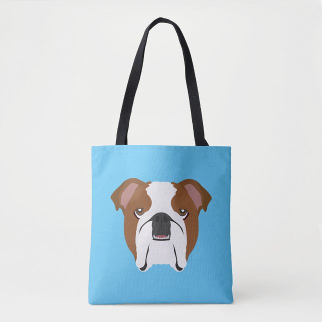 Bolsa de tote del Bulldog inglés (Anverso)