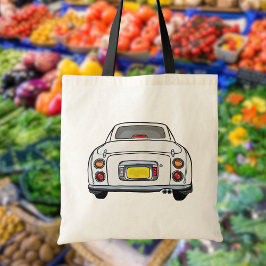 Bolsa De Tote Del Coche De Figaro Blanco