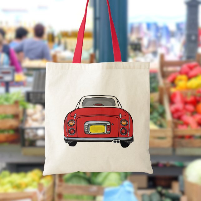 Bolsa De Tote Del Coche De Figaro Rojo (Perfect tote bag for the red figaro owner)