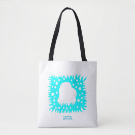 Bolsa De Tote Del Corazón De Nieve De Invierno