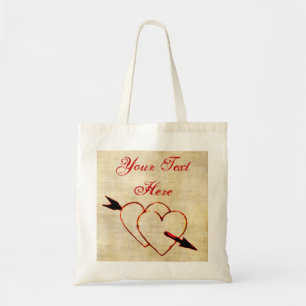 Bolsa De Tote Del Corazón Vintage