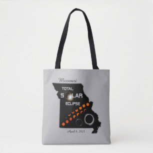 Bolsa de Tote del eclipse solar de Missouri