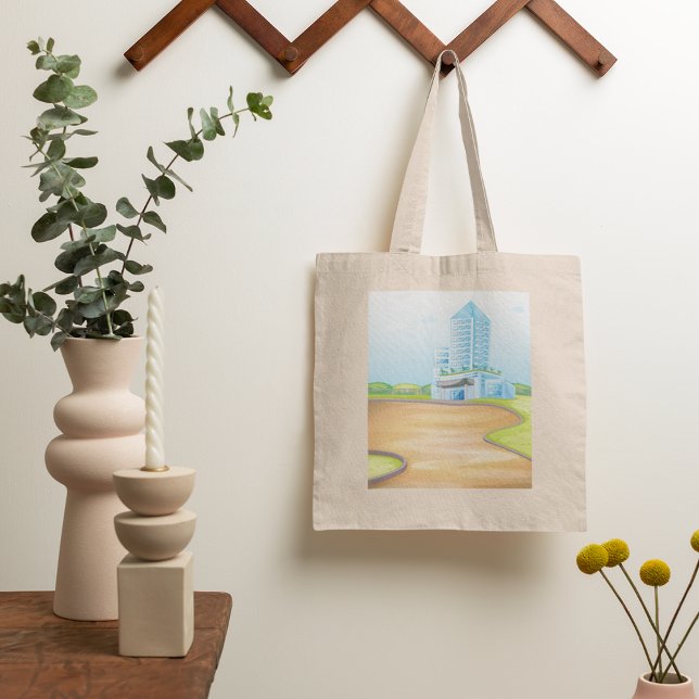 Bolsa de Tote del edificio de la Ciudad Azul (Subido por el creador)