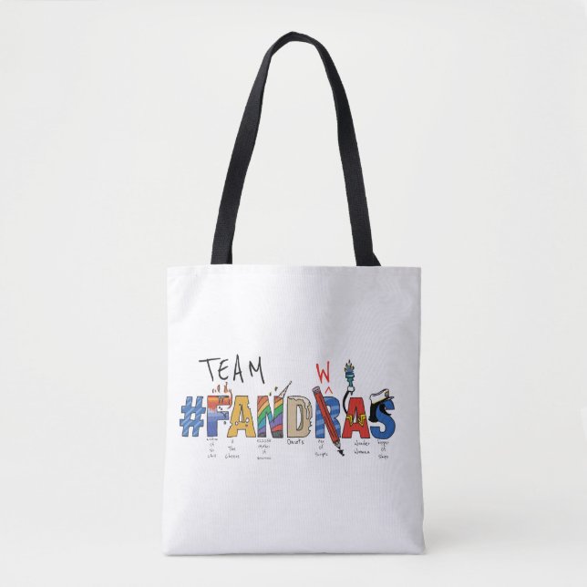 Bolsa de tote del equipo Fandras (Anverso)
