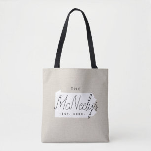 Bolsa de Tote del Estado Monograma de la Familia P