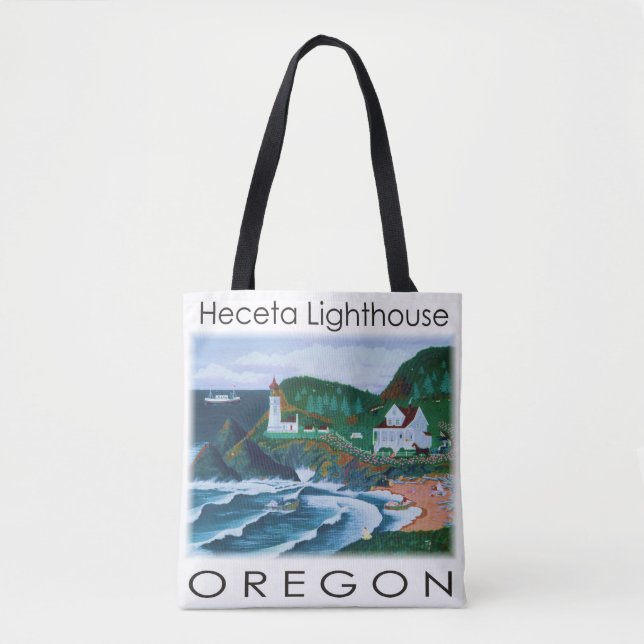 Bolsa de Tote del faro de Heceta (Anverso)