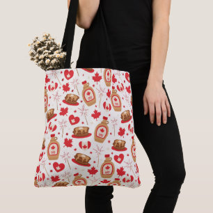 Bolsa de Tote del Fiesta del Día de Canadá