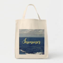 Bolsa De Tote Del Océano Azul De Verano