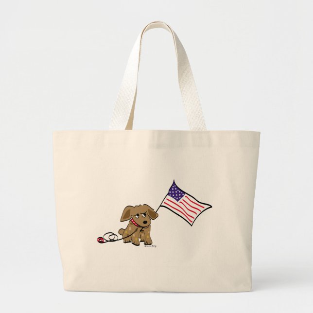 Bolsa de Tote del Orgullo Americano (Frente)