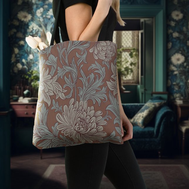 Bolsa de Tote del patrón de crisantemo de William  (Subido por el creador)
