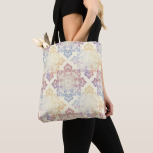 Bolsa de tote del patrón Pastel Mandala