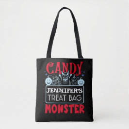 Bolsa de Tote del Personalizado Candy Monster de H
