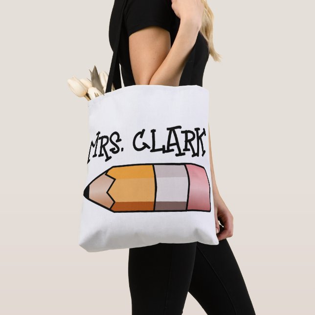 Bolsa de tote del PERSONALIZADO del PROFESOR (Detalle)