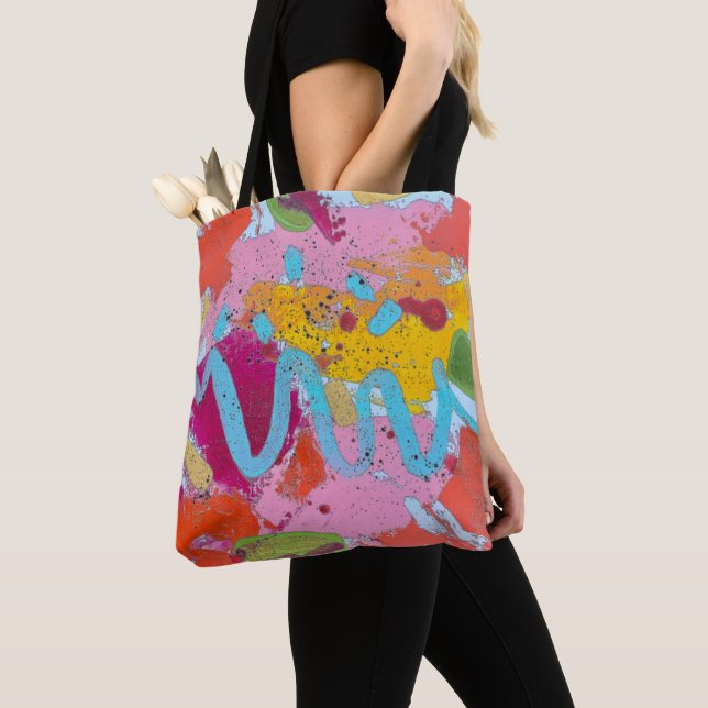 Bolsa de Tote del Río Azul (Detalle)