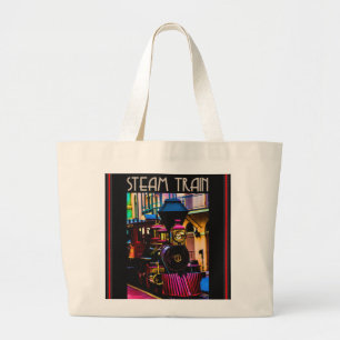 Bolsa de Tote del tren de vapor