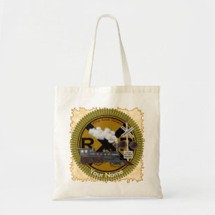 Bolsa de Tote del tren viejo