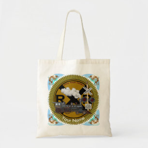 Bolsa de Tote del tren viejo