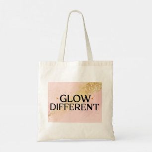 Bolsa De Tote Diferente Brillo - Cita De Oro Rosa