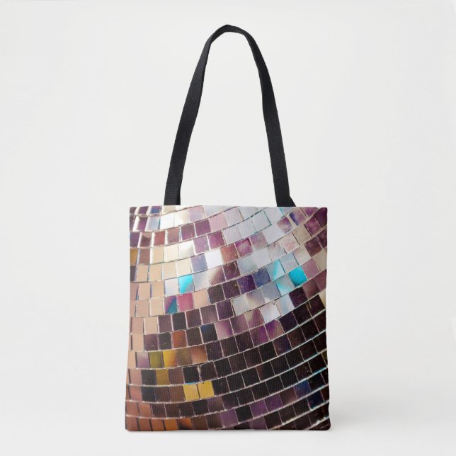 Bolsa de tote disco espejada (Anverso)