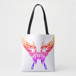 Bolsa de Tote, diseño de "Aura de la mariposa", mu