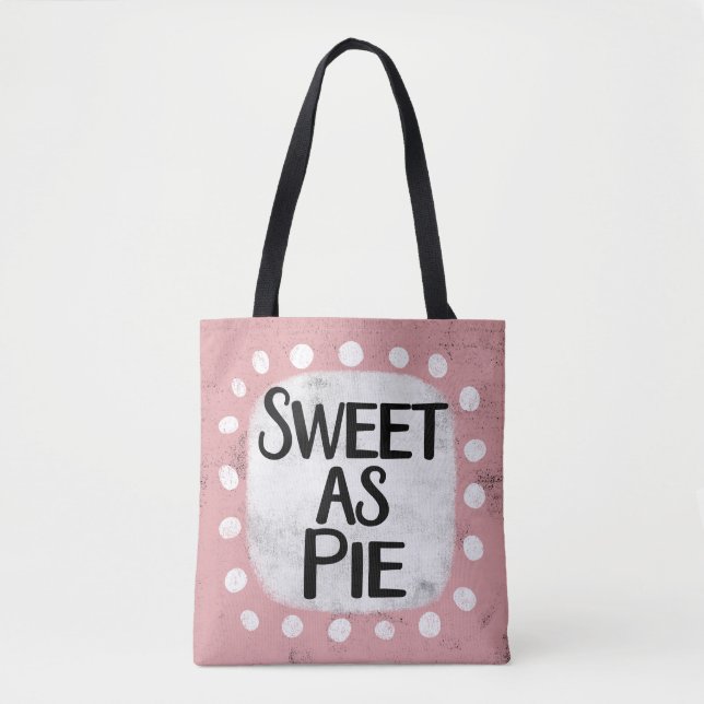 Bolsa De Tote Dulce Como Pie (Anverso)