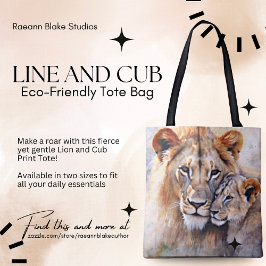 Bolsa de Tote Eco-Friendly Line y Cub