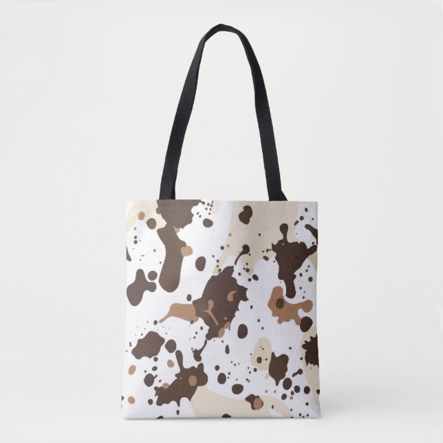 Bolsa de Tote elegante con bandejas abstractas (Anverso)