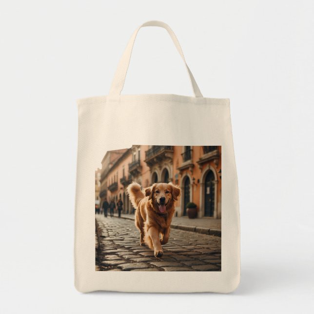 Bolsa de Tote elegante de la tienda del recuperado (Frente)