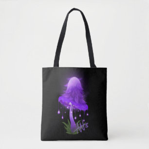 Bolsa De Tote Elegante De Tapón Inky Brillante Pur